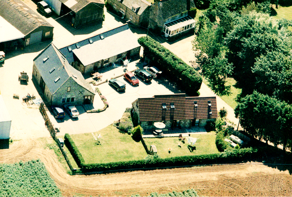 Arial View of Cottages